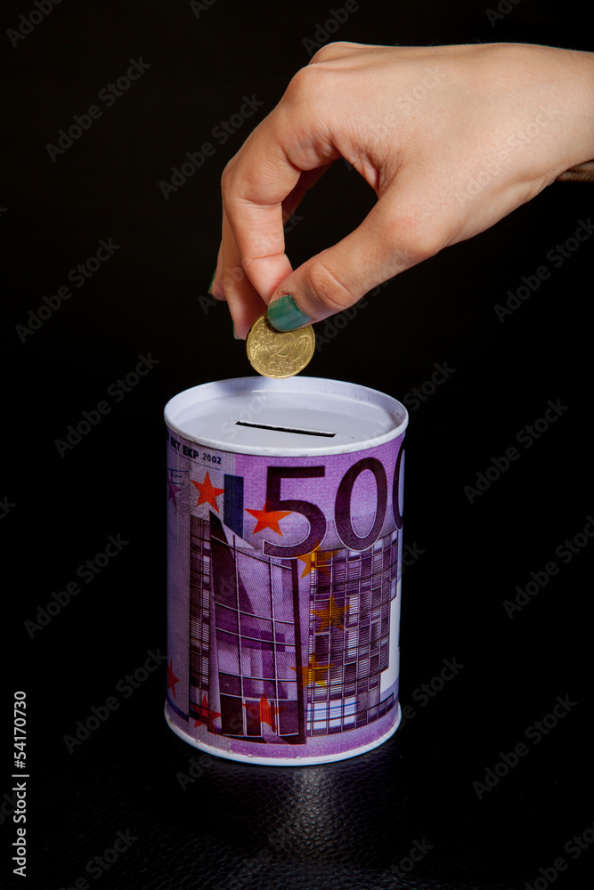 Bank and coins