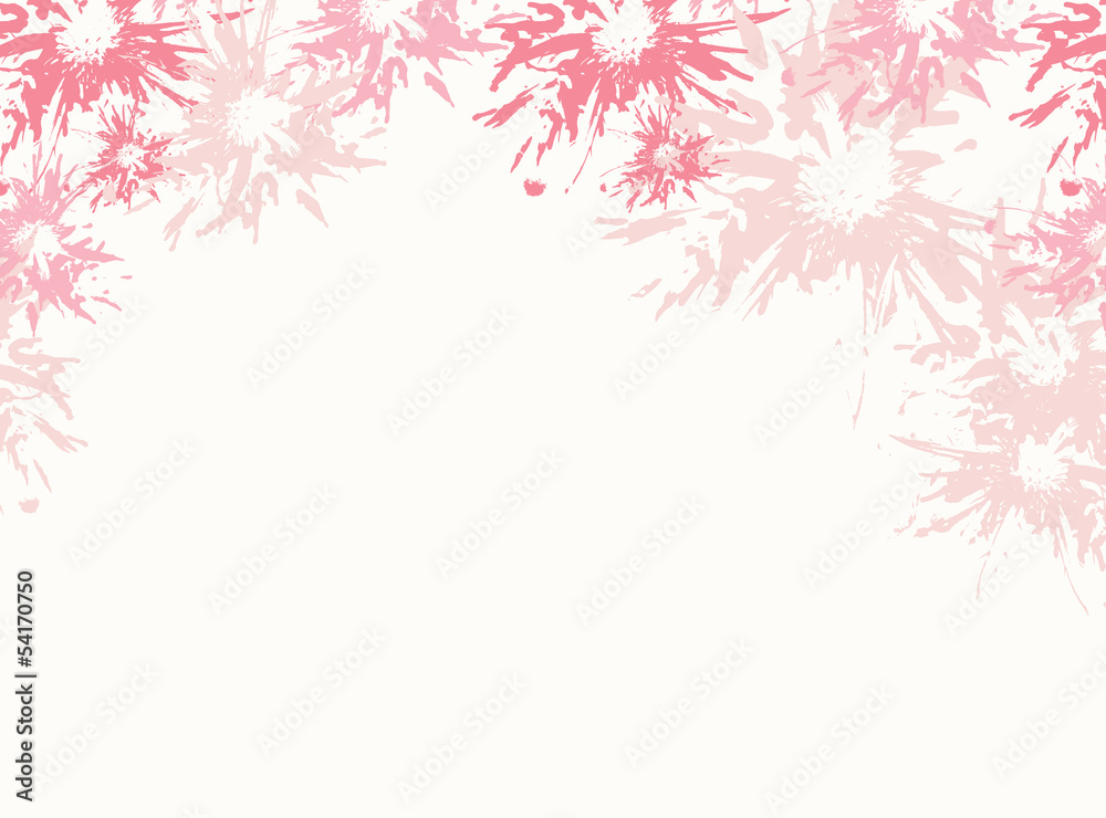 Light lilac abstract floral background, vector
