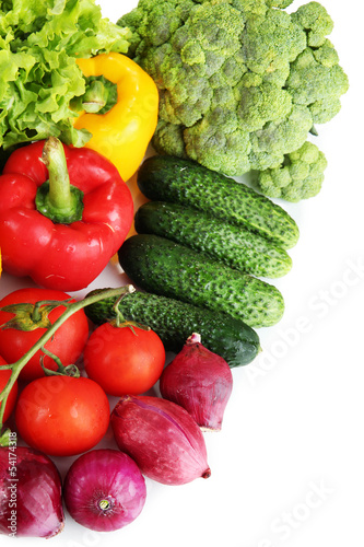 Fresh vegetables close up