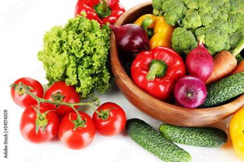 Fresh vegetables close up
