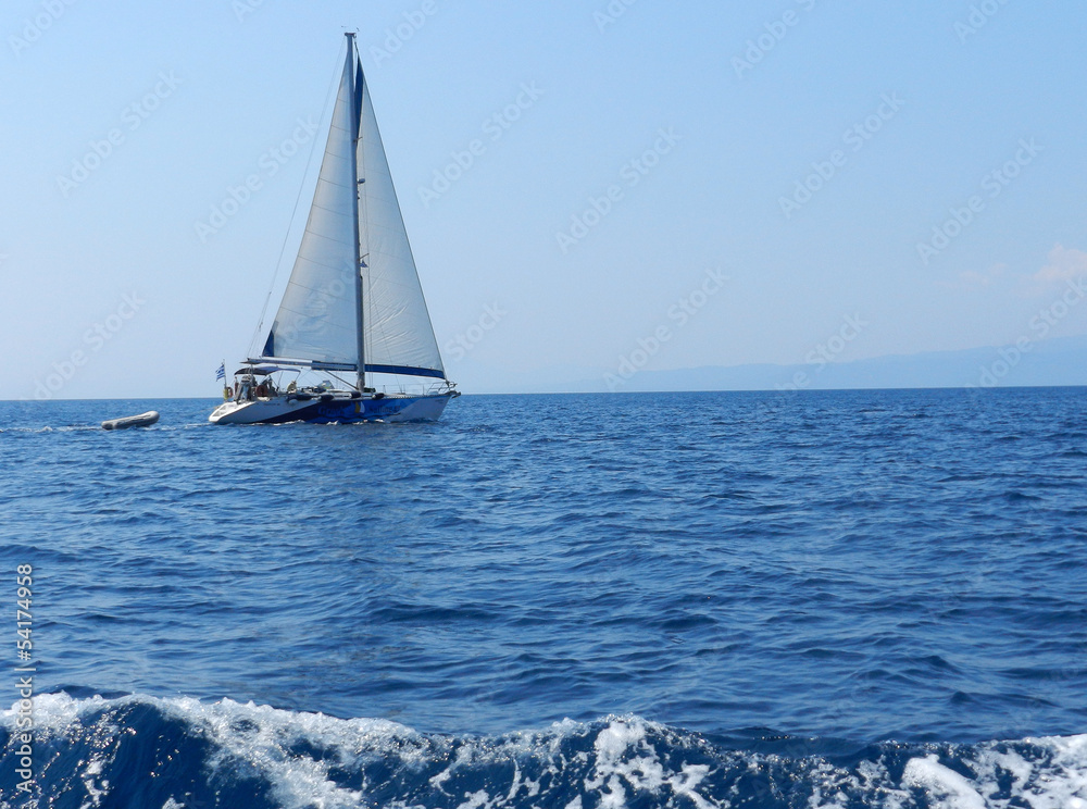 Sailing on the Mediteranean Sea