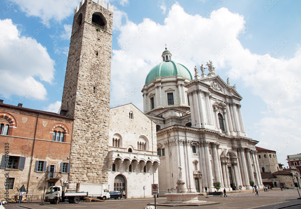 Obraz premium Brescia Cathedral, Italy