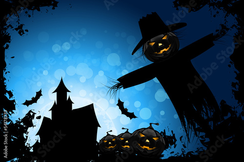 Grunge Halloween Party Background