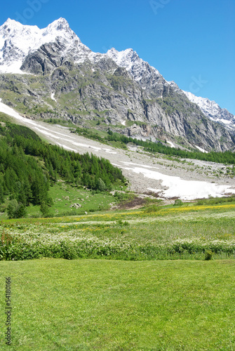 Veduta della Val Ferret