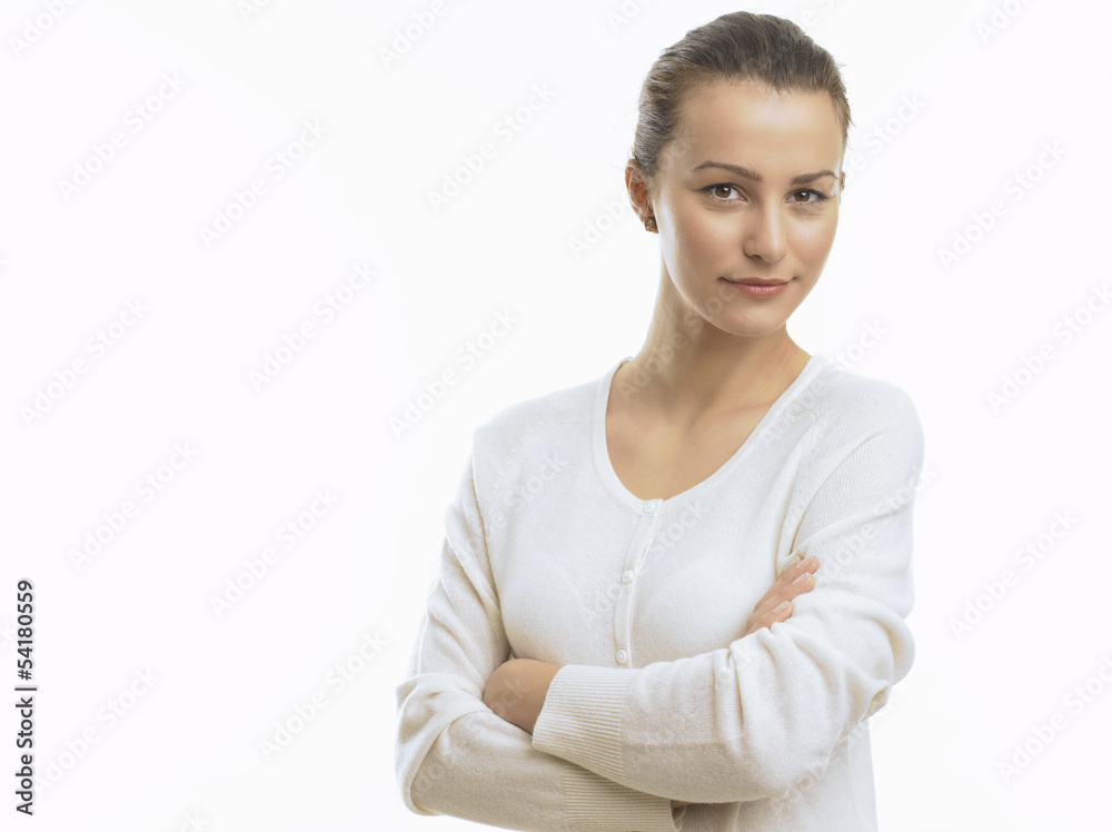 Smiling professional businesswoman Smiling professional businesswoman