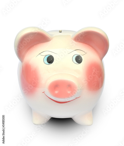 Piggy bank isolated
