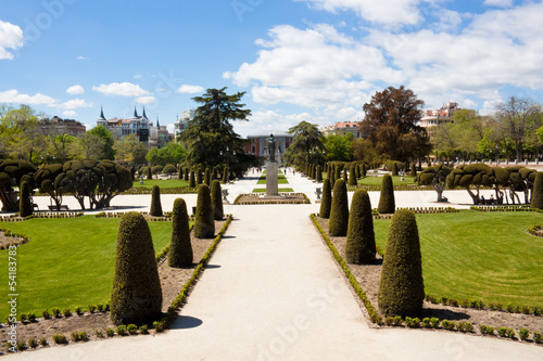 The Buen Retiro Park in Madrid