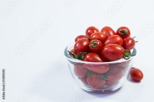 tomatoes in a glass