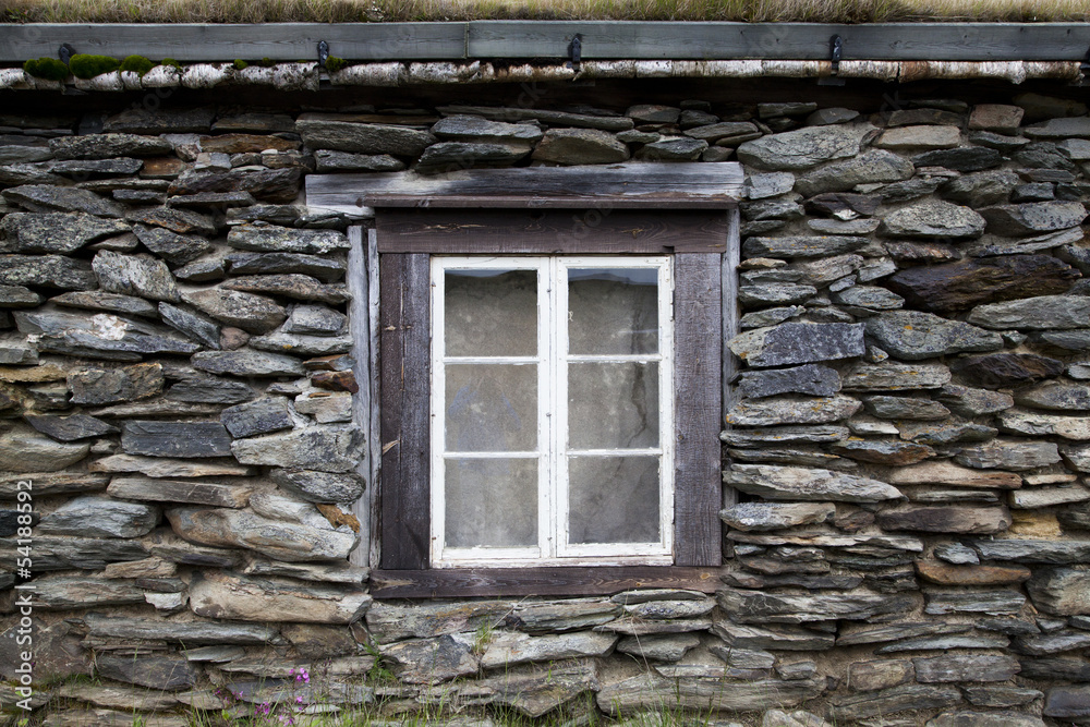 Old Window in Rural House