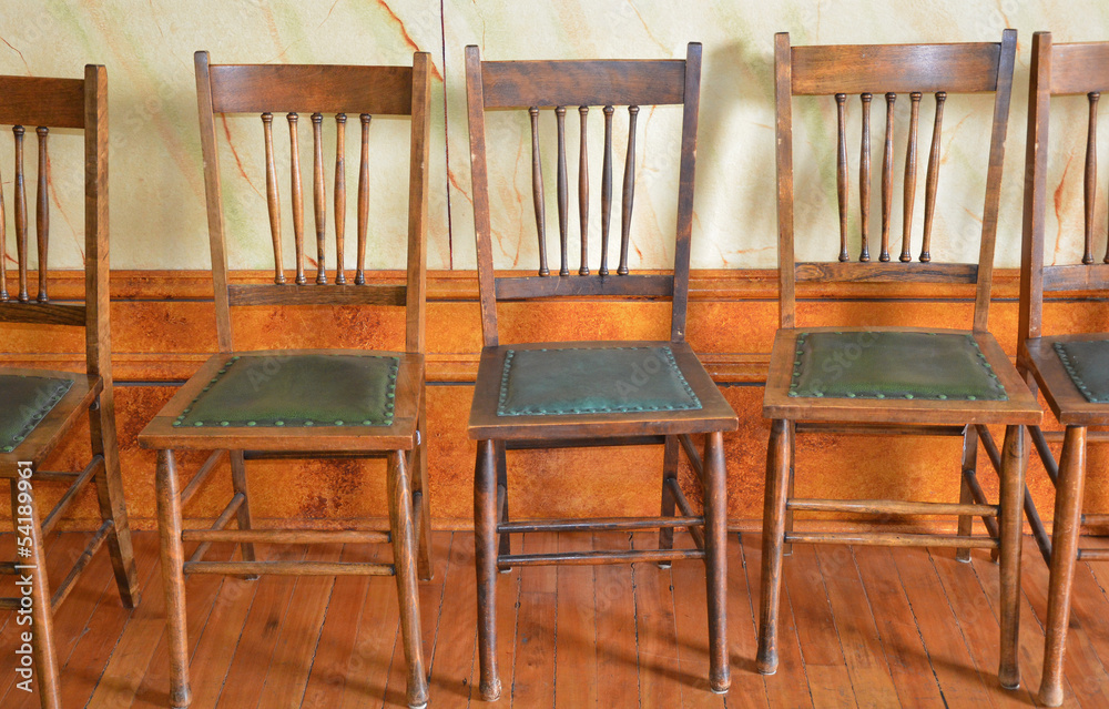 Old wooden chairs Old wooden chairs