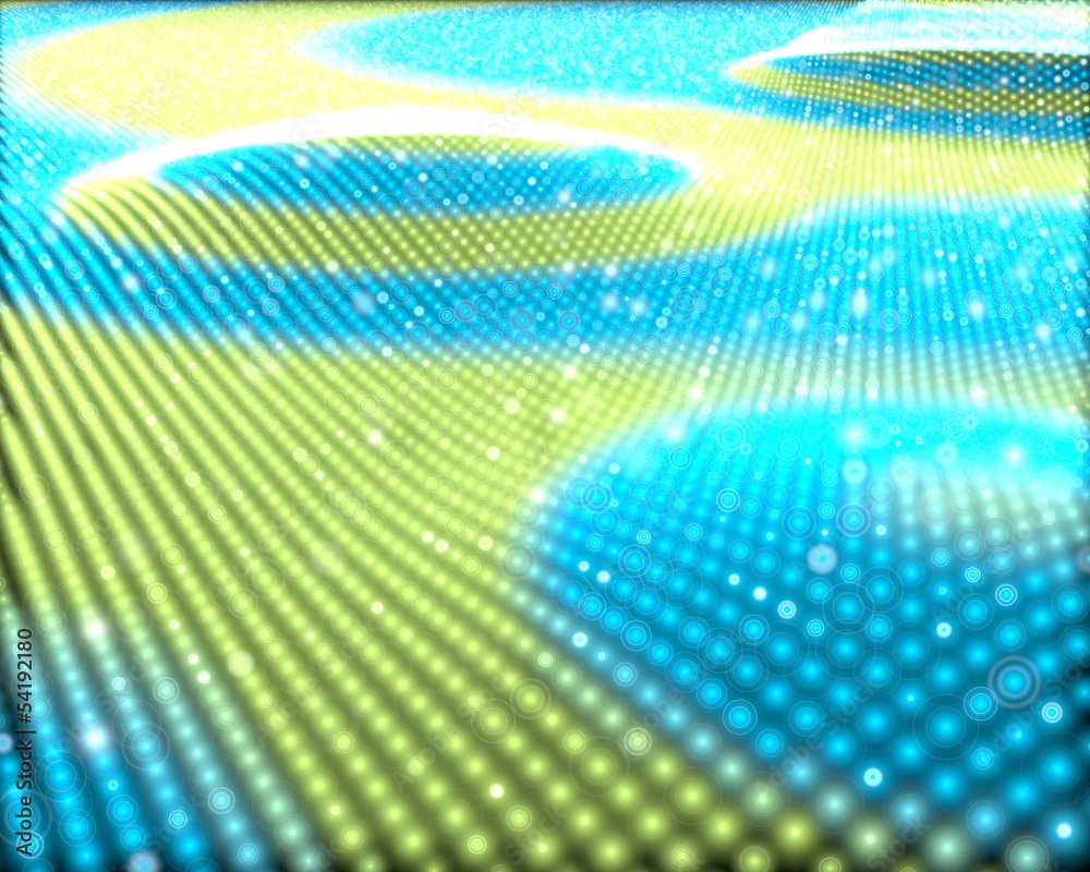 Naklejka premium 3d render of a illuminated shiny backround with light effect