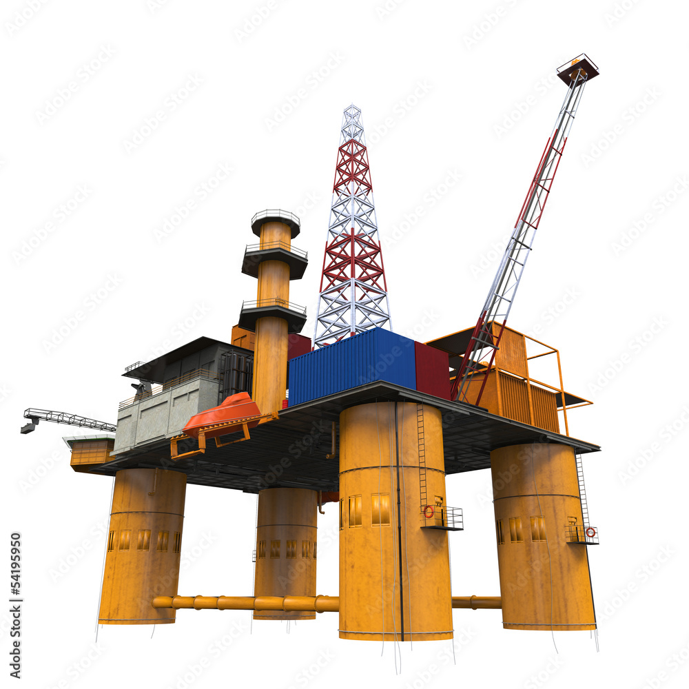 Obraz premium Drilling Offshore Platform Oil Rig