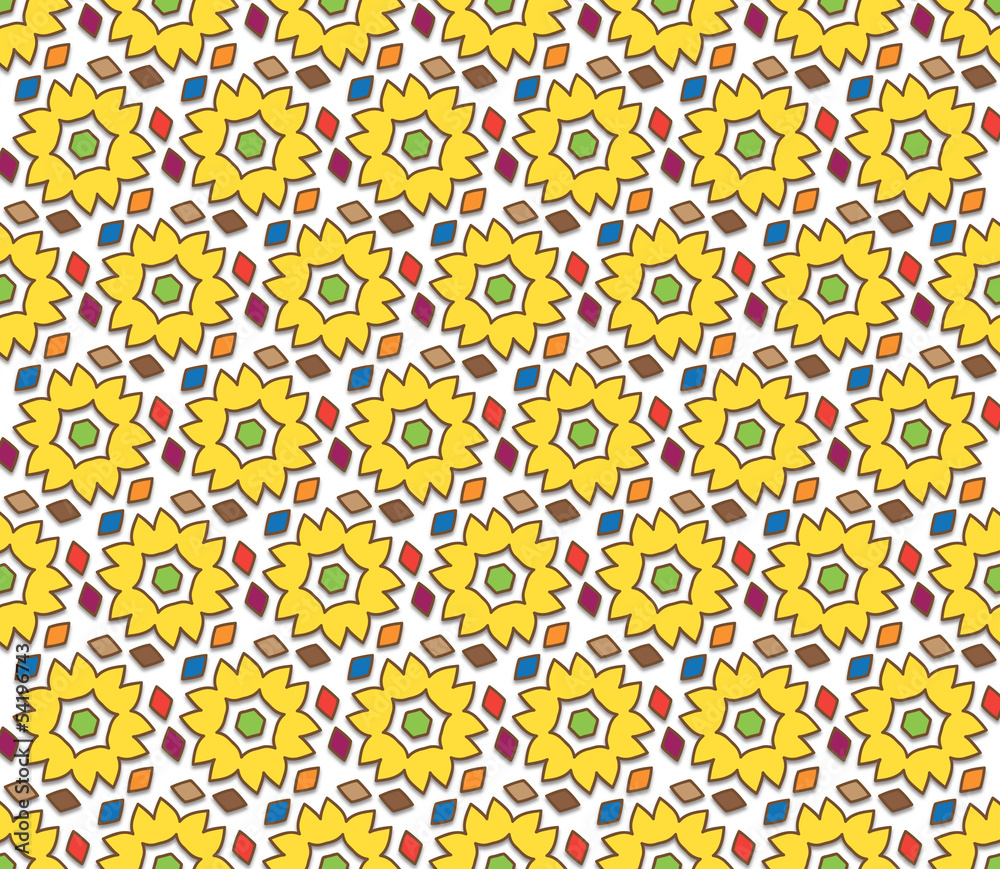 Abstract summer pattern Abstract summer pattern