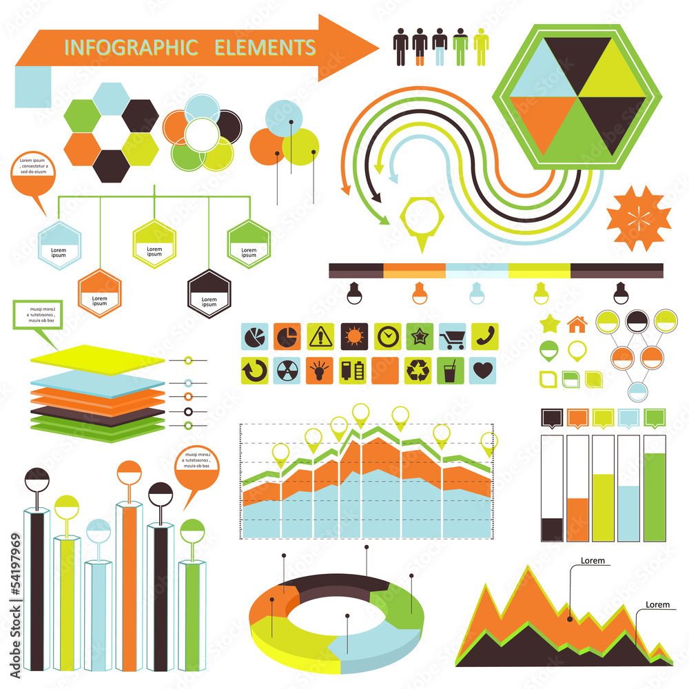 Obraz premium Vector infographic. Eps 10