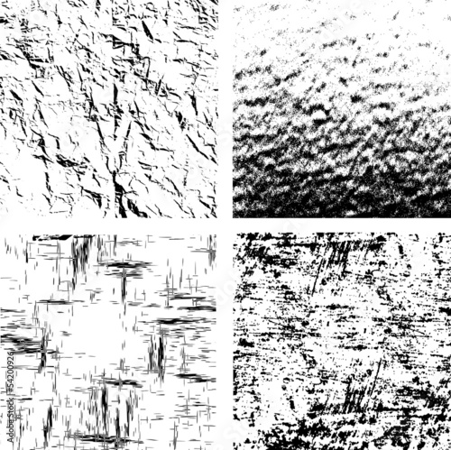 grunge textures set. background. vector illustration