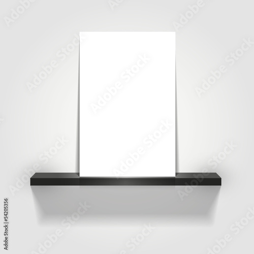 Empty flyer design, vector