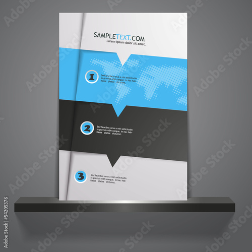 Professional business flyer template or corporate banner design,