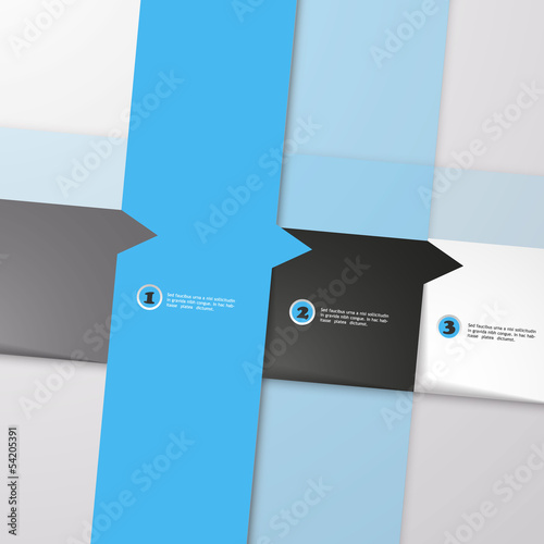 Blue modern Design template / can be used for infographics