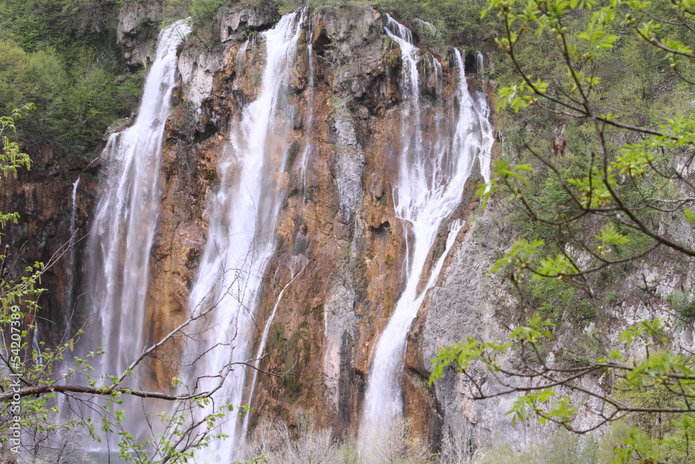 Obraz premium Plitvice national park, unesco world heritage in Croatia