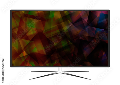 LED Television - Vector Design