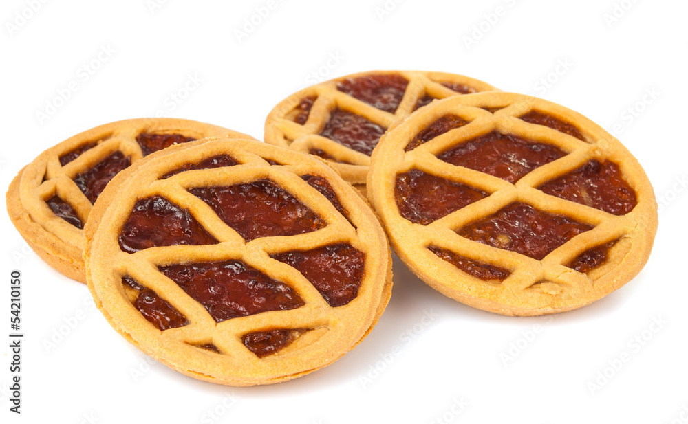 Pie with berry filling isolated Pie with berry filling isolated