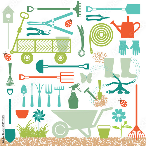 Gardening related icons 4