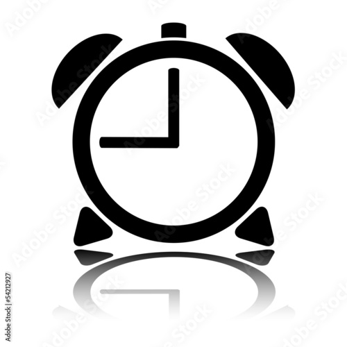 Stylized clock