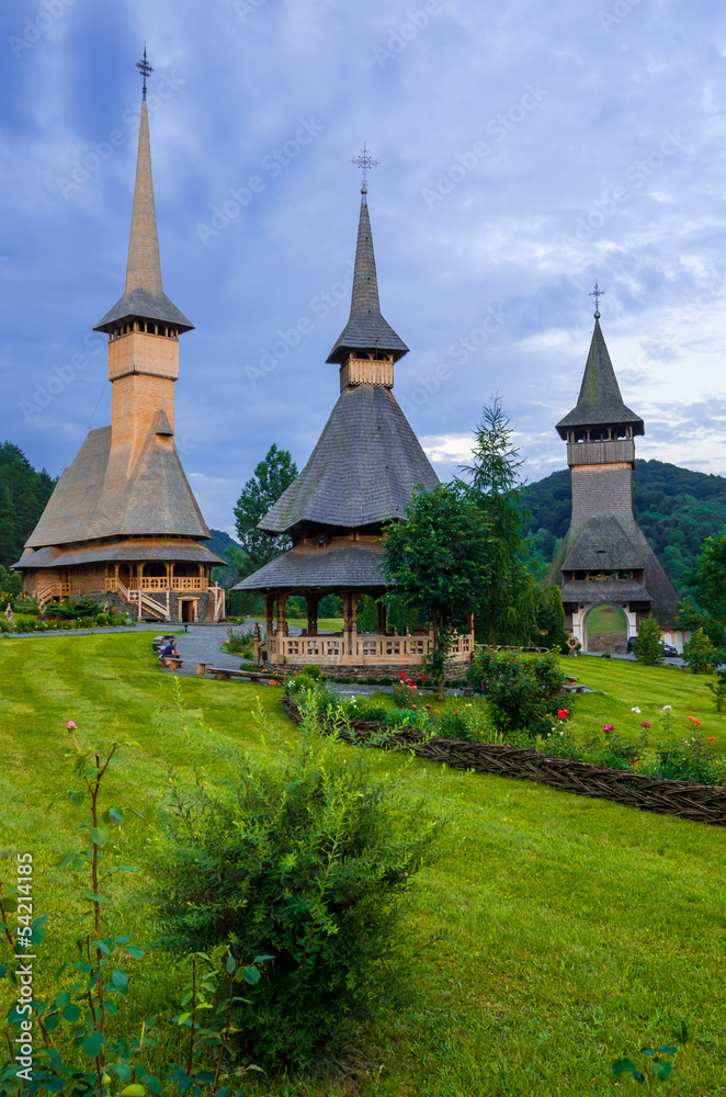 Barsana monastery complex in Maramures Barsana monastery complex in Maramures