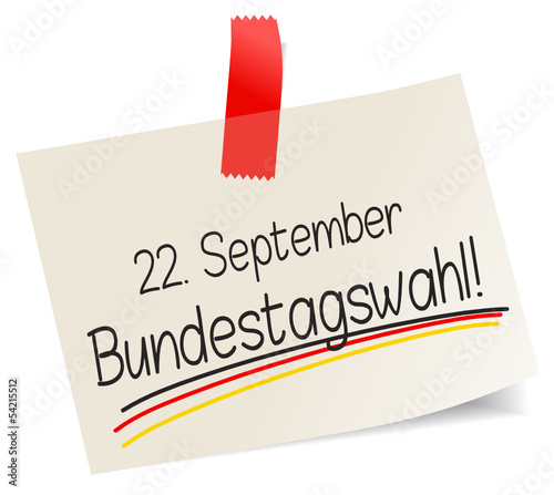 22. September Bundestagswahl