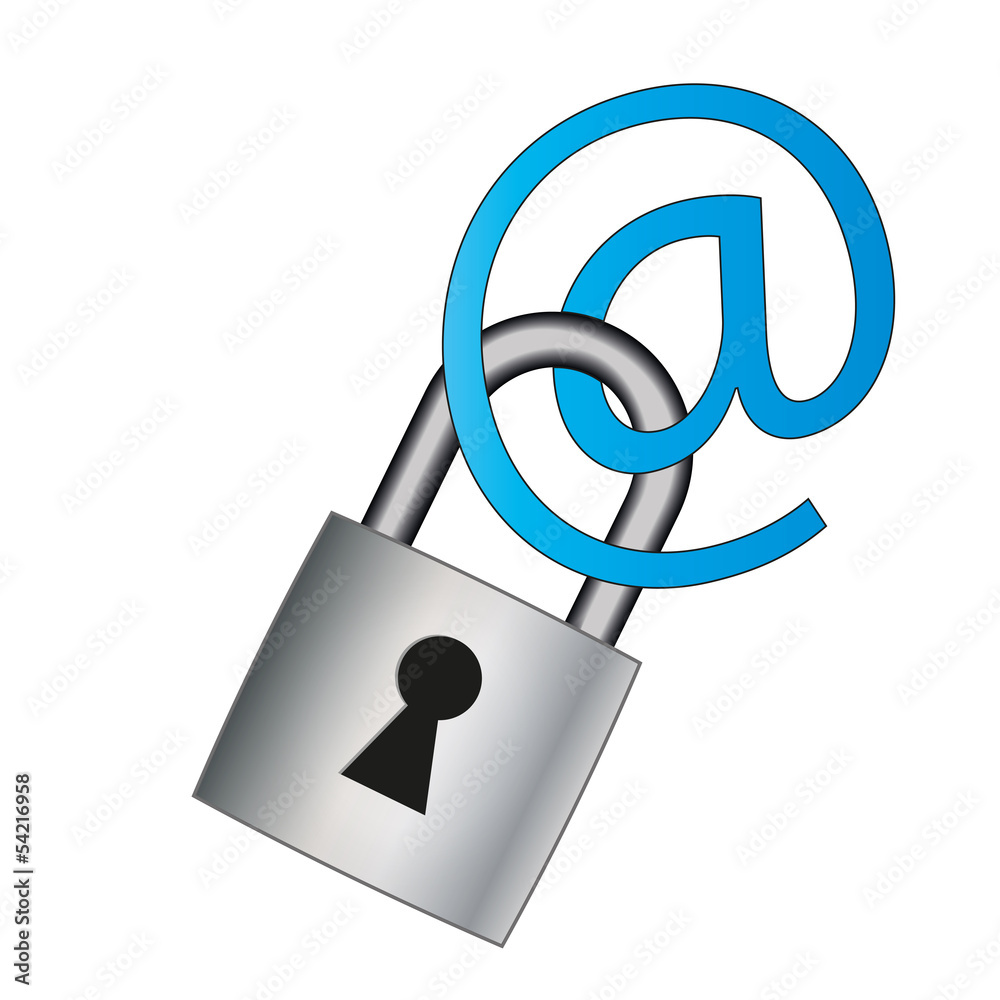 Verschlüsselung Email Illustration Verschlüsselung Email Illustration