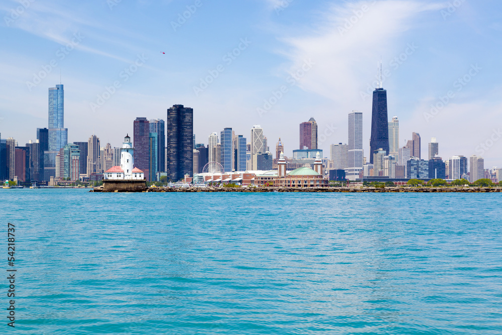 Obraz premium Panoramę Chicago