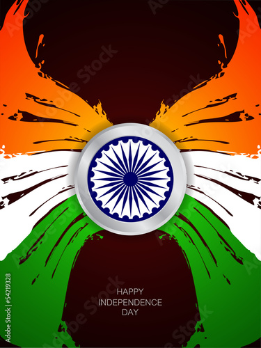 Beautiful Indian flag theme design © Tamarindarts