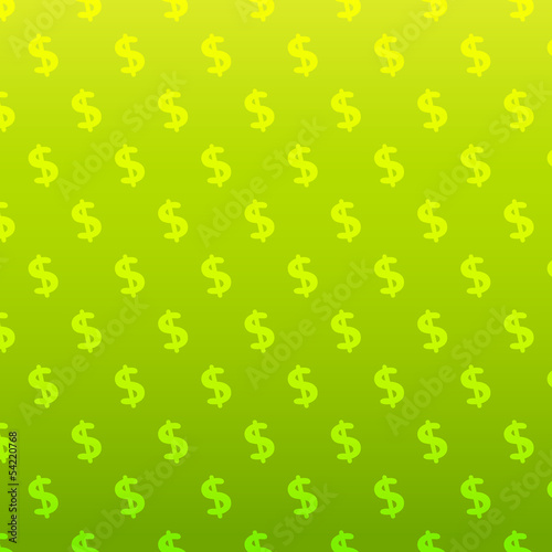 Seamless background with dollar signs