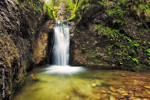 Waterfalls janosikove diery in Slovakia