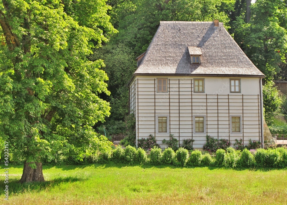 Fototapeta premium Goethes Gartenhaus in Weimar