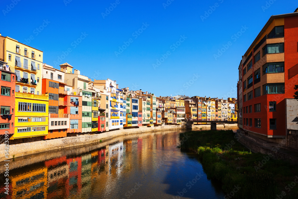 View of river Onyar in Girona