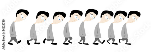 Sad Man Walking