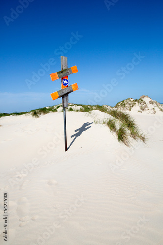 Dünenlandschaft auf Norderney, Deutschland photo