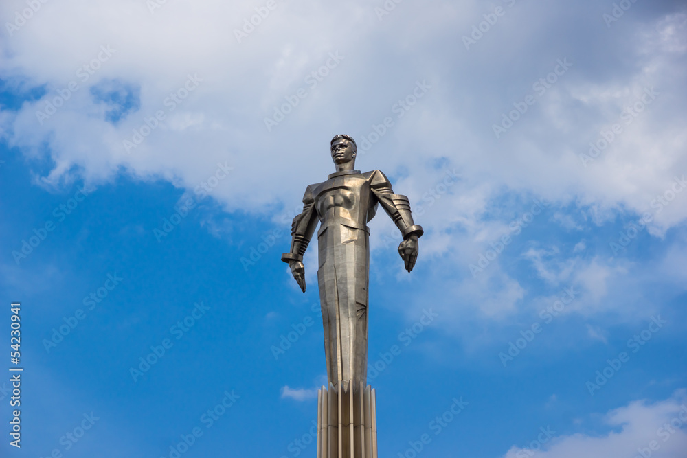 Yuri Gagarin monument in Moscow