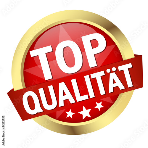 Button mit Banner " TOP QUALITÄT "