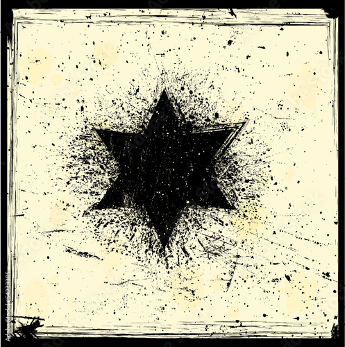 Grunge star background