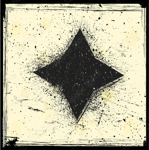 Grunge star background