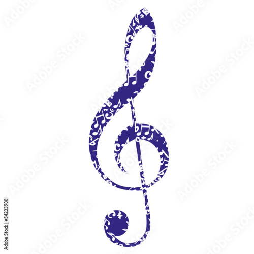 Musik Noten Notenschlüssel