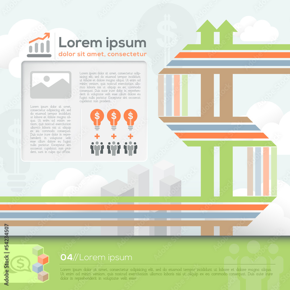Business Design Template Layout