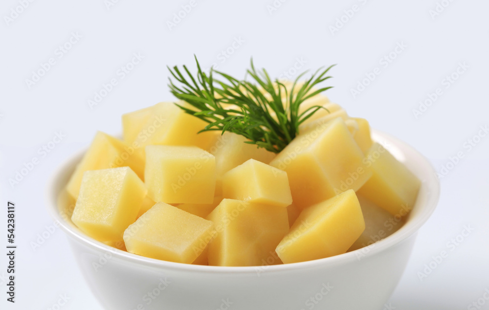 Diced potatoes Diced potatoes