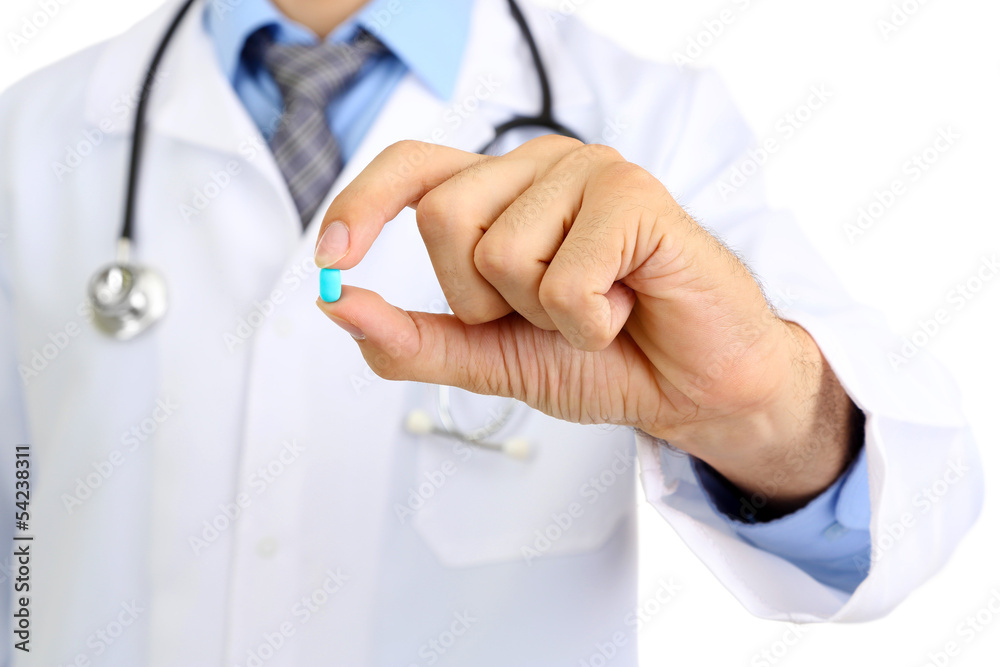 Medical doctor giving you a pill Medical doctor giving you a pill