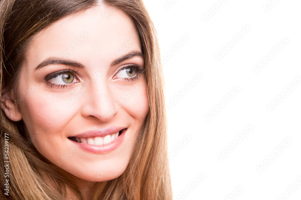 Portrait of a smiling young woman Portrait of a smiling young woman