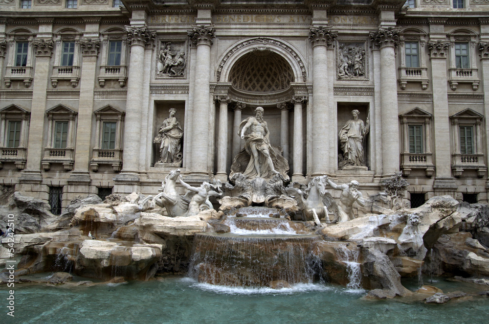 Rome,Fountain di Trevi 