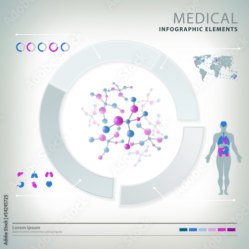 medical infographic elements