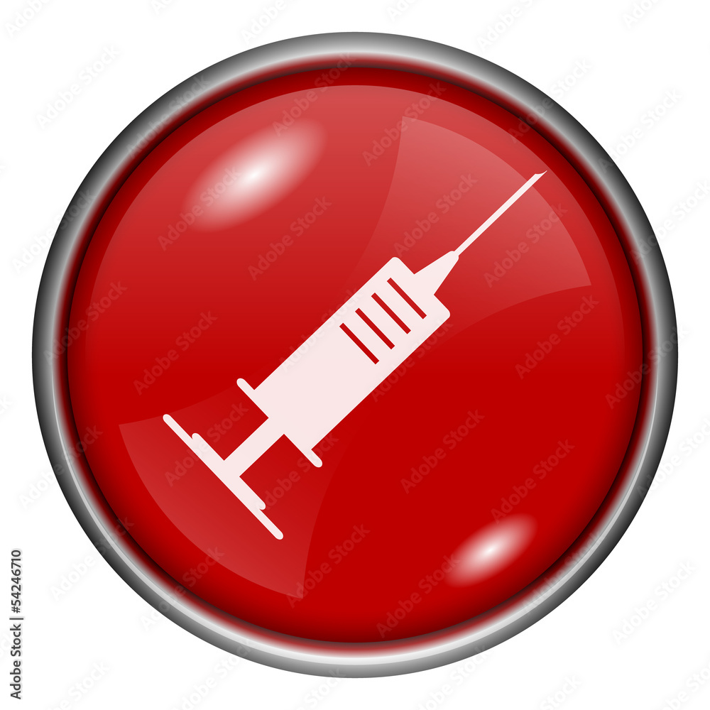 Red round glossy icon Red round glossy icon